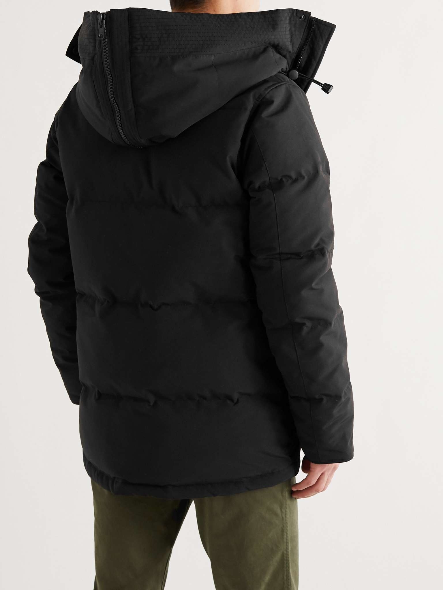 Black Label Wedgemount Quilted Shell Down Hooded Parka - 4