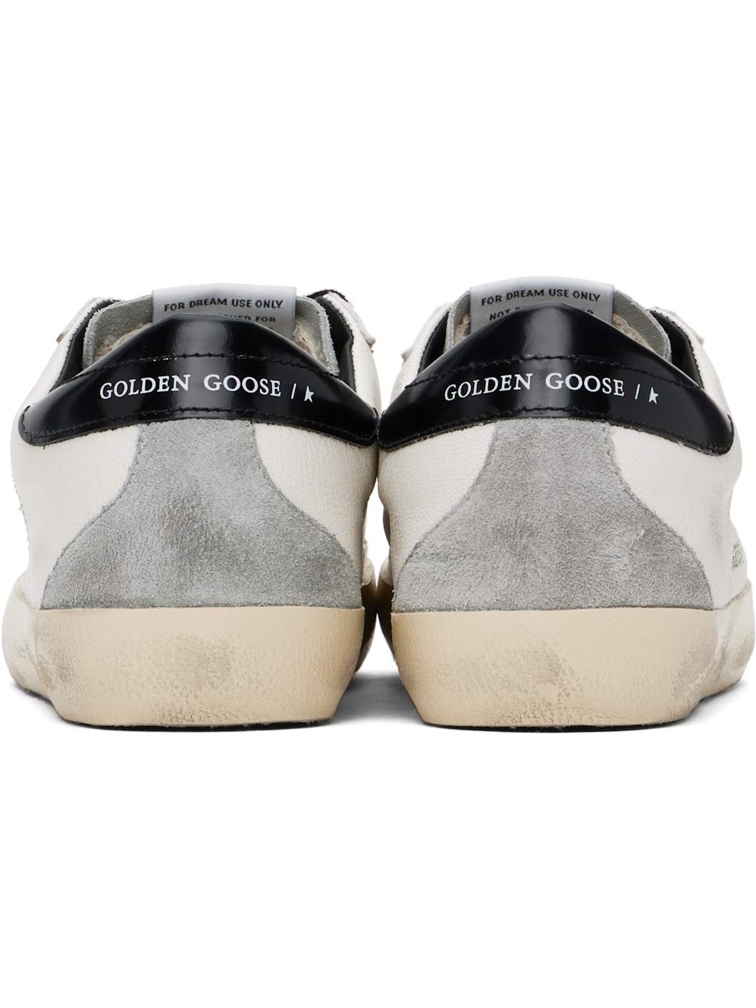 White & Gray Super-Star Sneakers - 2