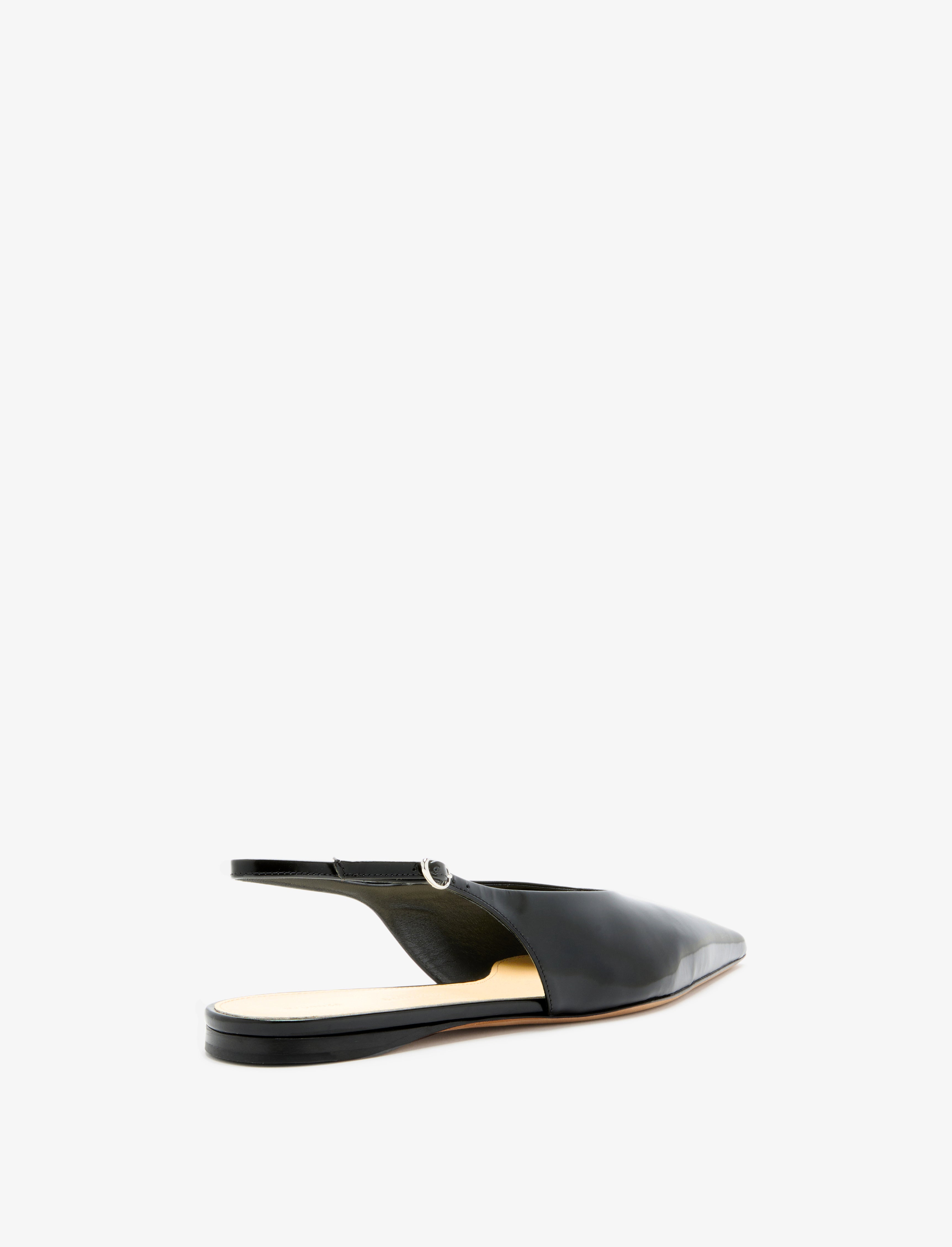 Slash Flat Slingbacks in Spazzolato Leather - 3