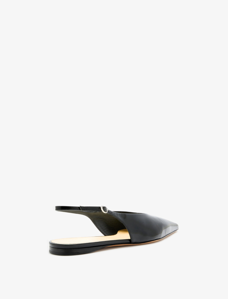 Proenza Schouler Slash Flat Slingbacks in Spazzolato Leather outlook