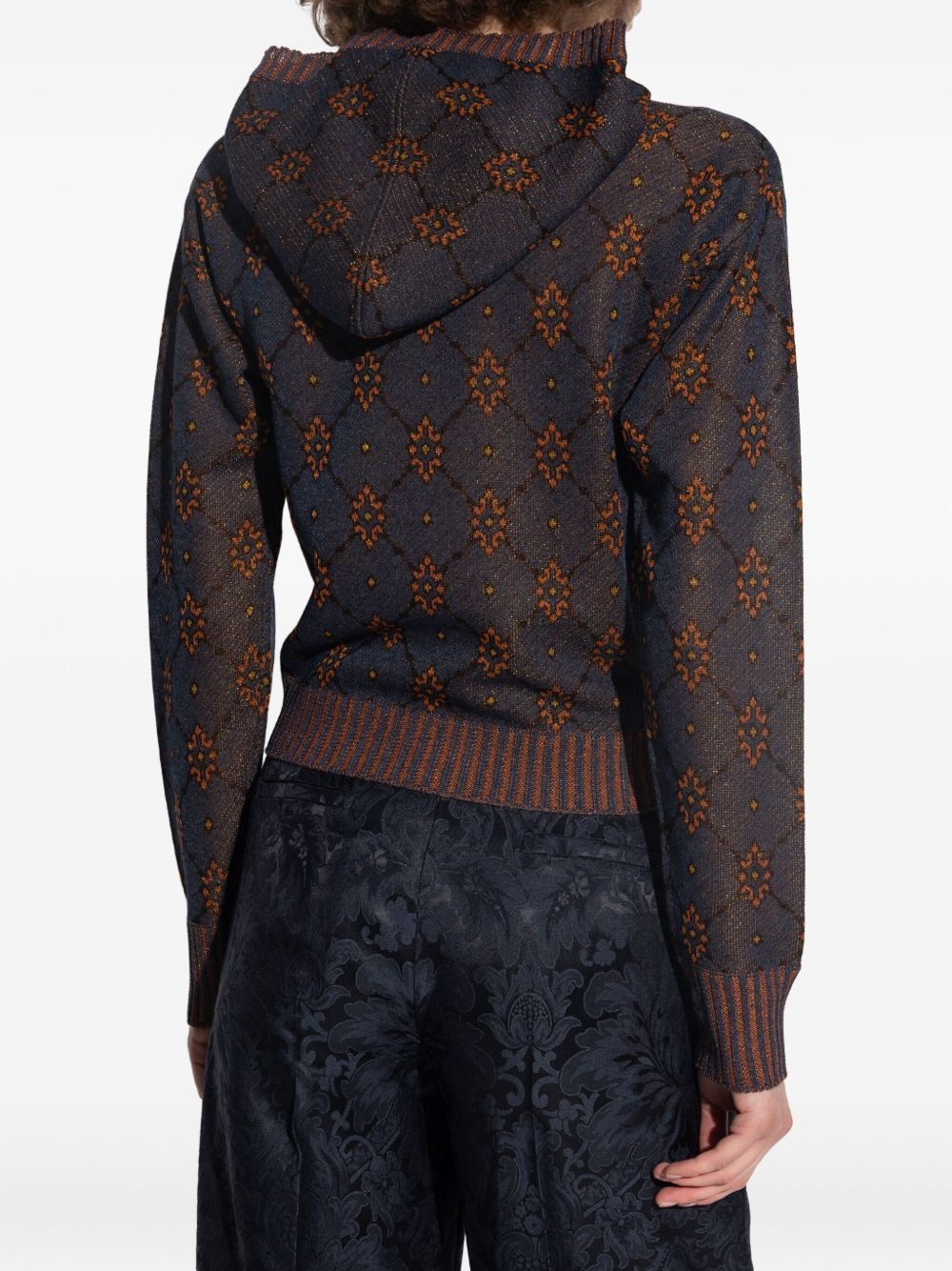 patterned hoodie - 4