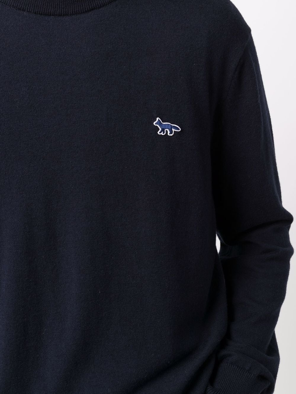 embroidered logo sweater - 5