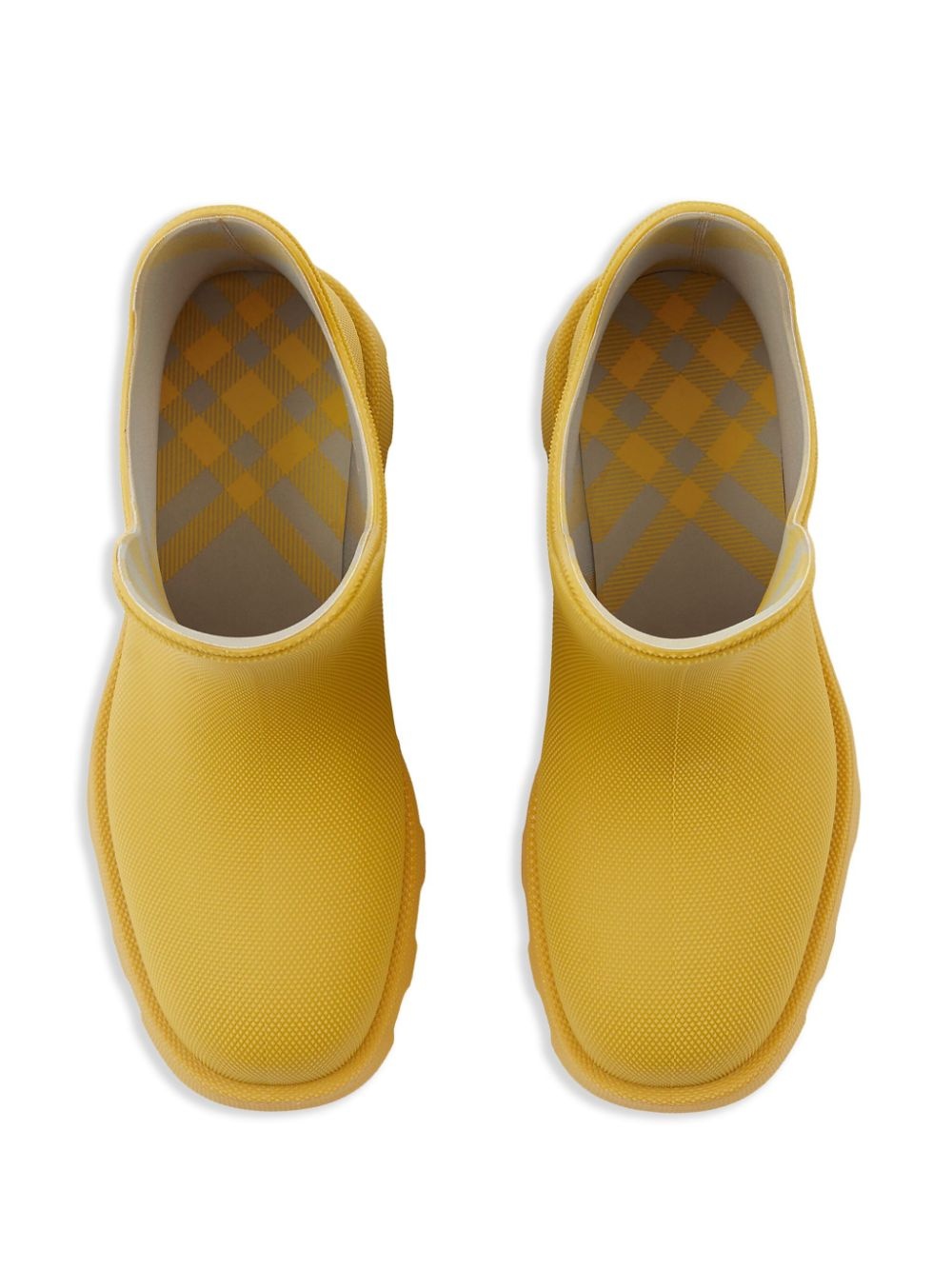 pebbled rubber rainboots - 4