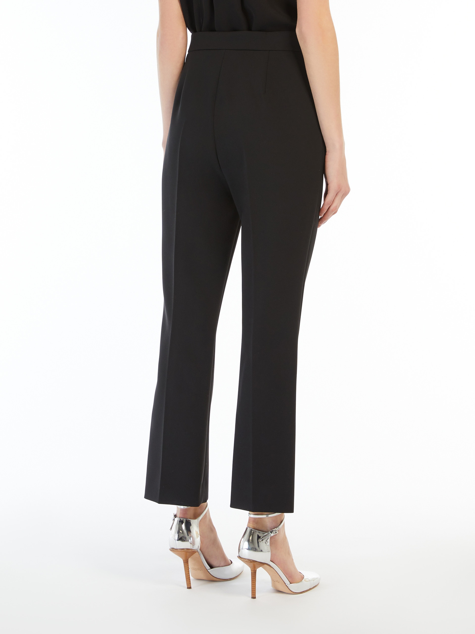 PARATA Cropped sablé trousers - 4