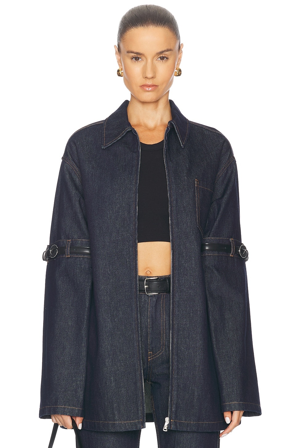Hybrid Denim Overshirt - 1