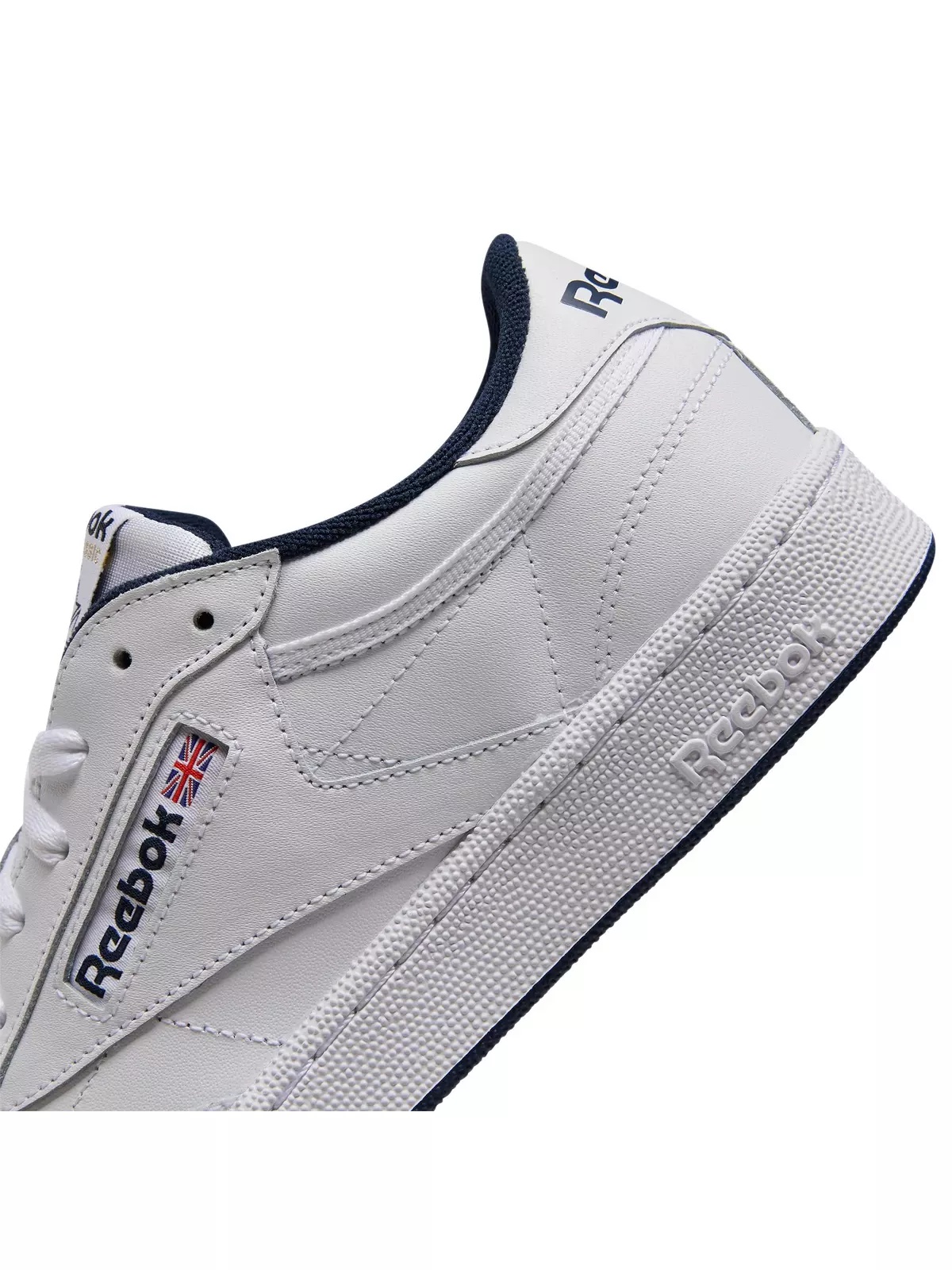Club C 85 "White/Navy" Men's Shoe - 6