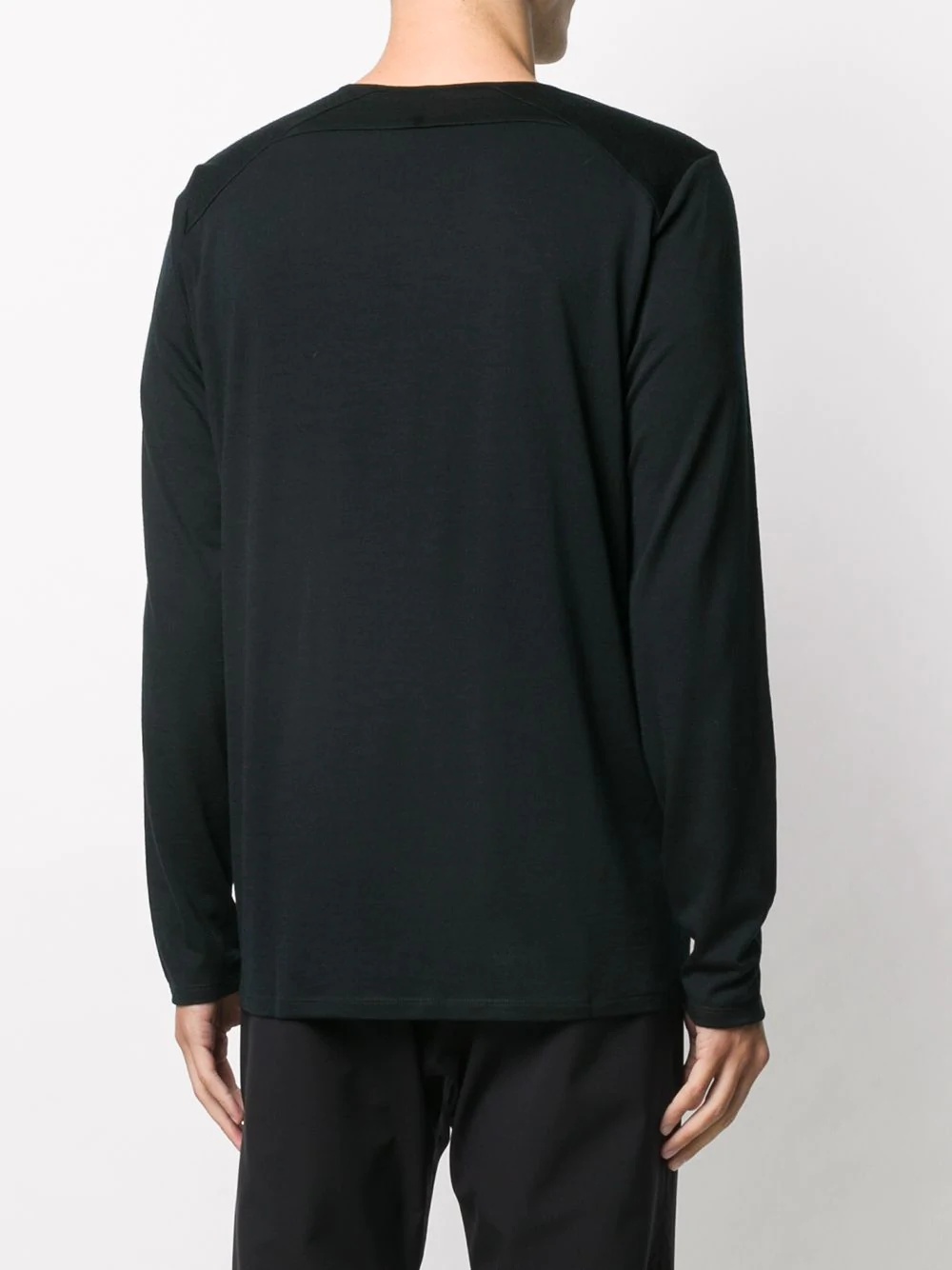 crew neck knitted top - 4