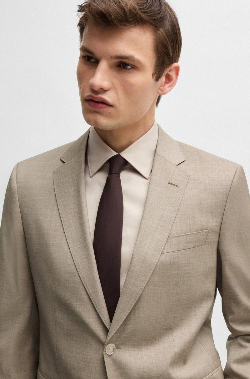 SLIM-FIT SUIT IN VIRGIN WOOL 4