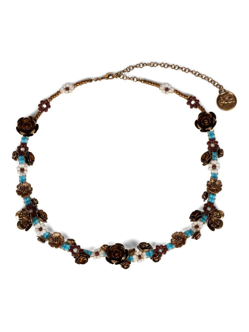 beaded rose necklace 1