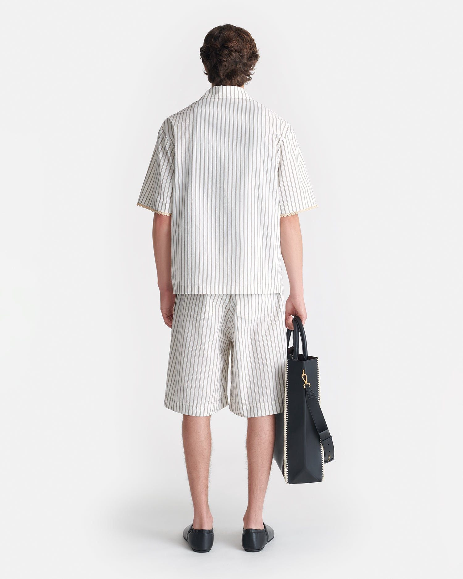 Striped Bermuda Shorts - 4