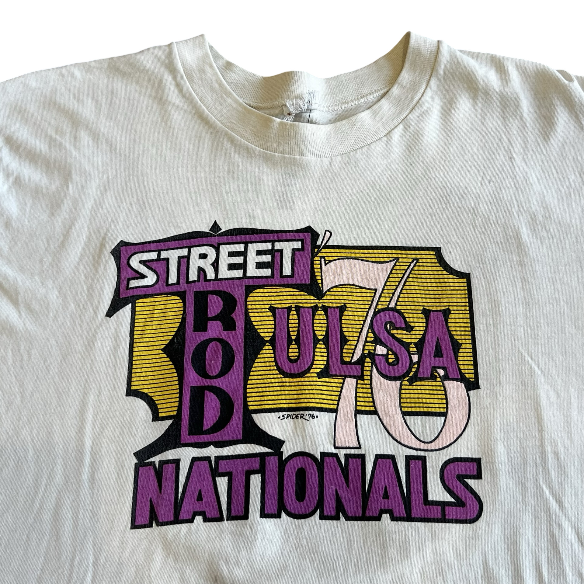 Final Blow - Vintage 70s Tulsa Street Rod Car T-Shirt SZ L - 4