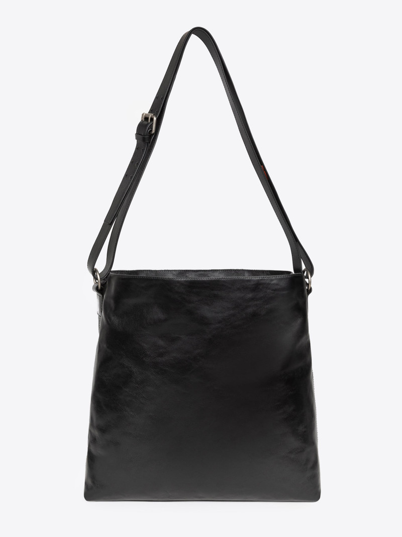 Dries Van Noten LEATHER MESSENGER BAG outlook