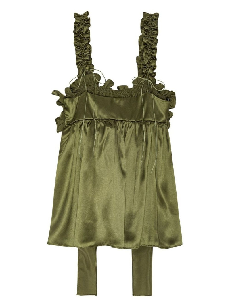 CECILIE BAHNSEN Gia silk top outlook