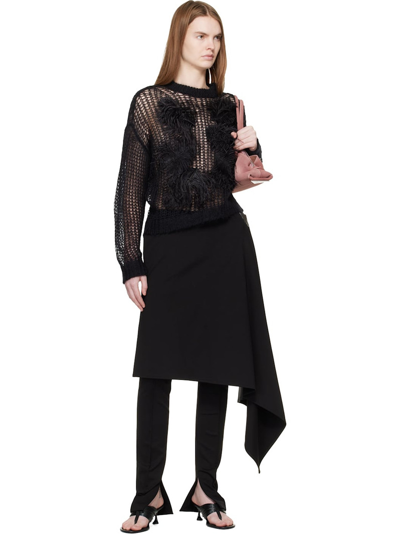 THE ATTICO Black Long Trousers outlook