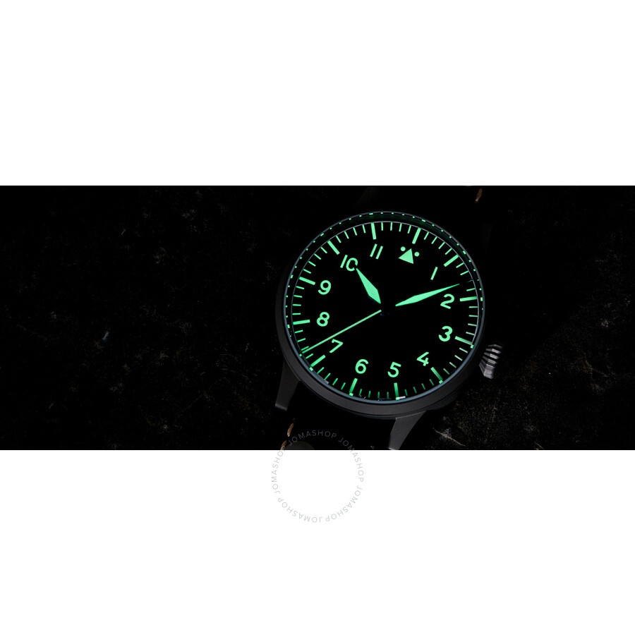 Laco - Laco Pilot Watch Original Automatic Black Dial Men's Watch 861748 - 3