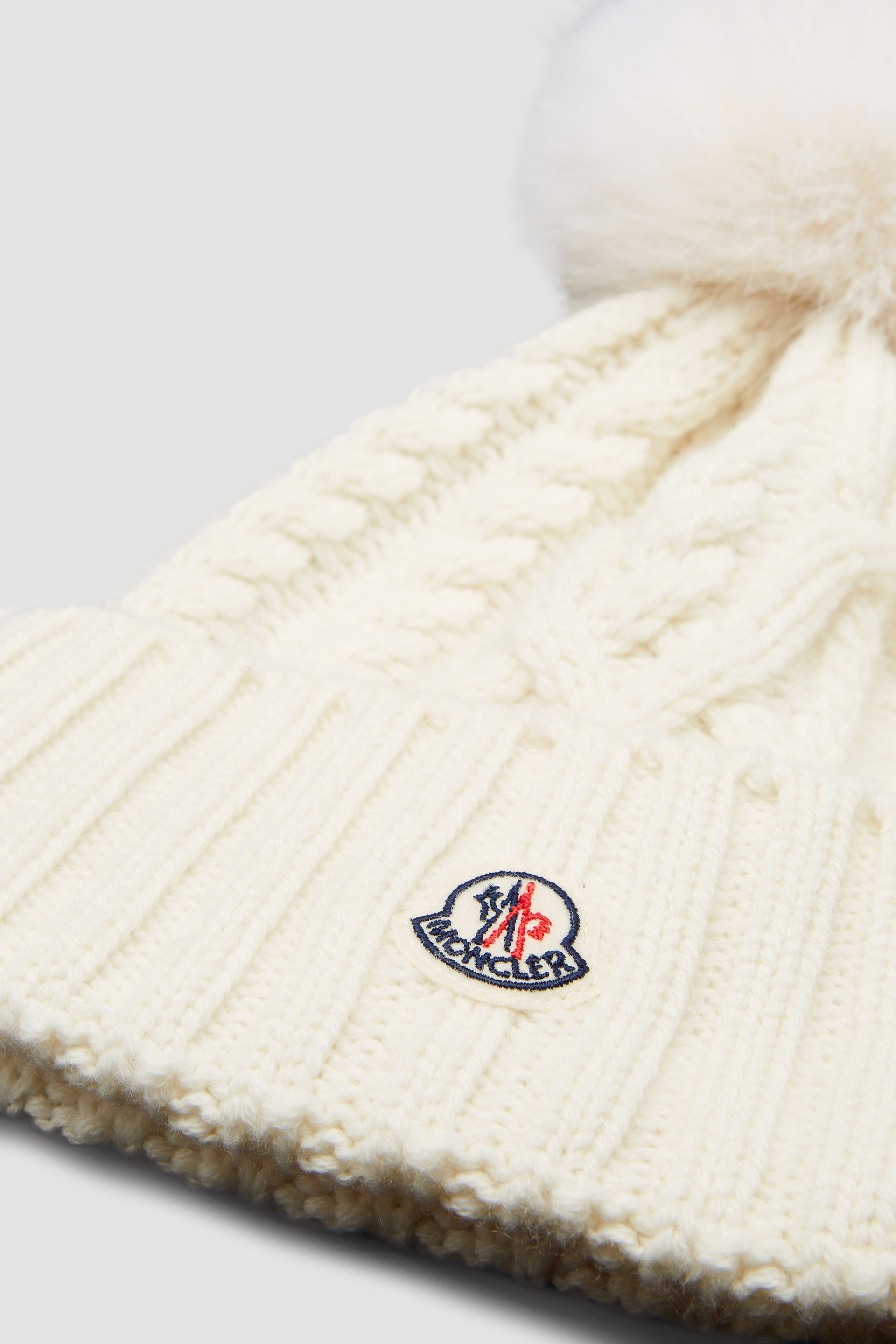 Wool & Cashmere Beanie with Pom Pom - 3