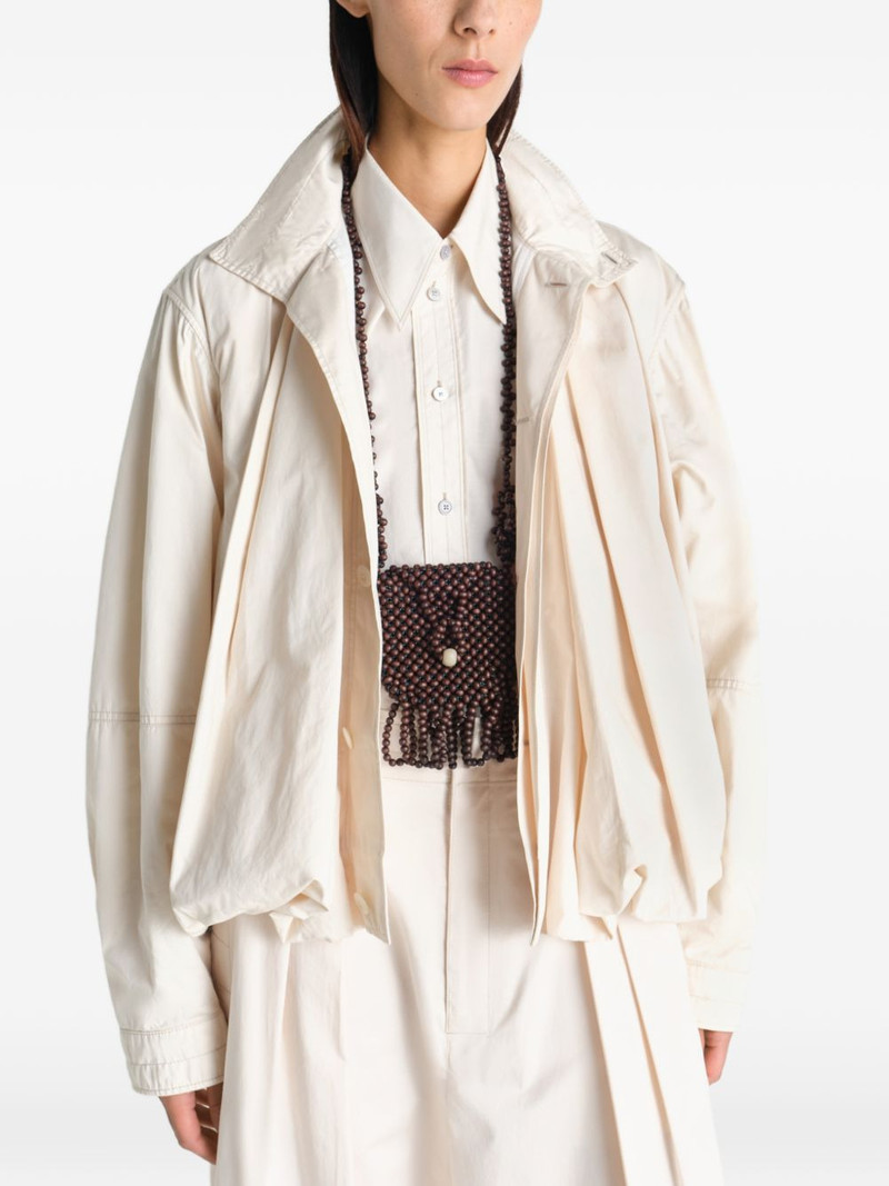 Lemaire Grigri beaded necklace bag outlook