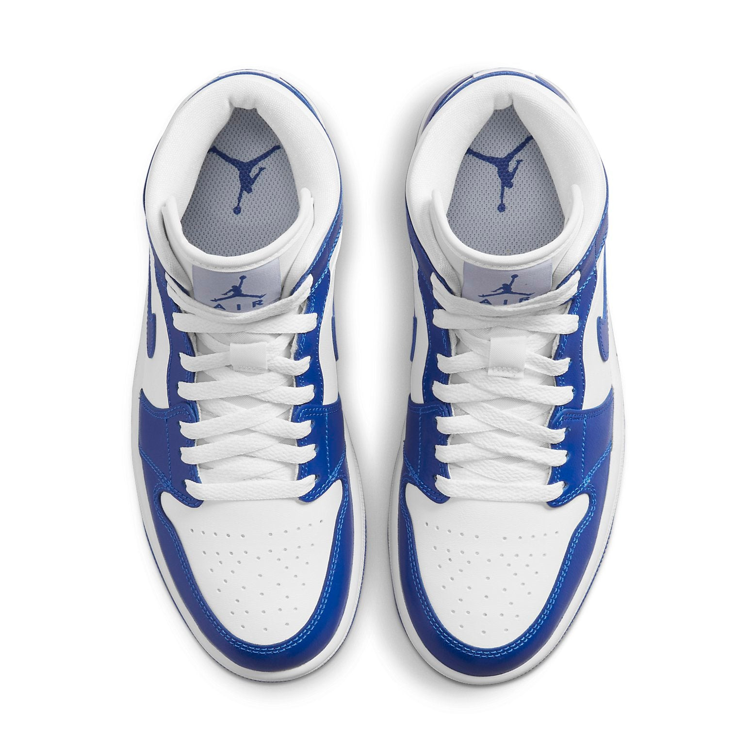 (WMNS) Air Jordan 1 Mid 'Kentucky Blue' BQ6472-104 - 4