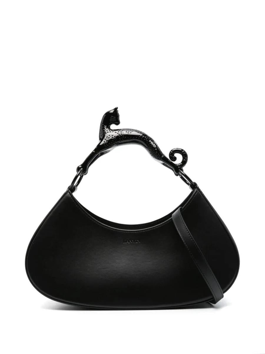 LANVIN LARGE HOBO BAG WITH CAT HANDLE BAGS - 1