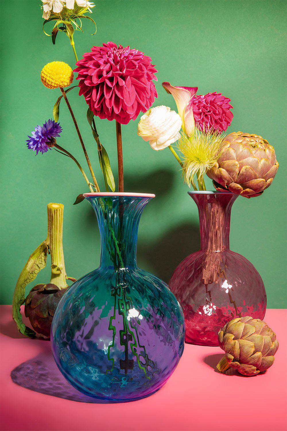 Murano Glass Carafe  -Violet - 2