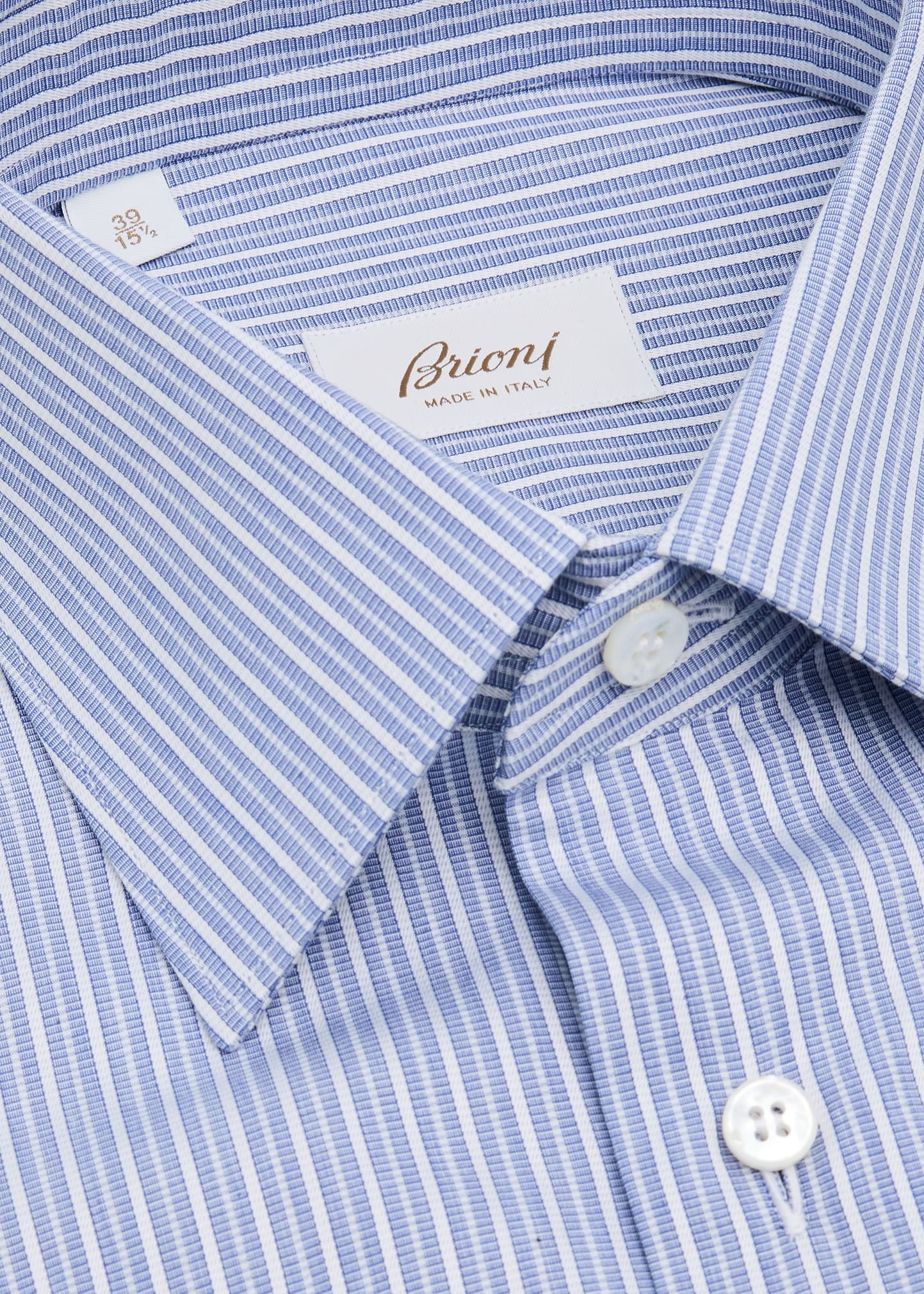 Men's Cotton Multi-Stripe Dress Shirt - 2