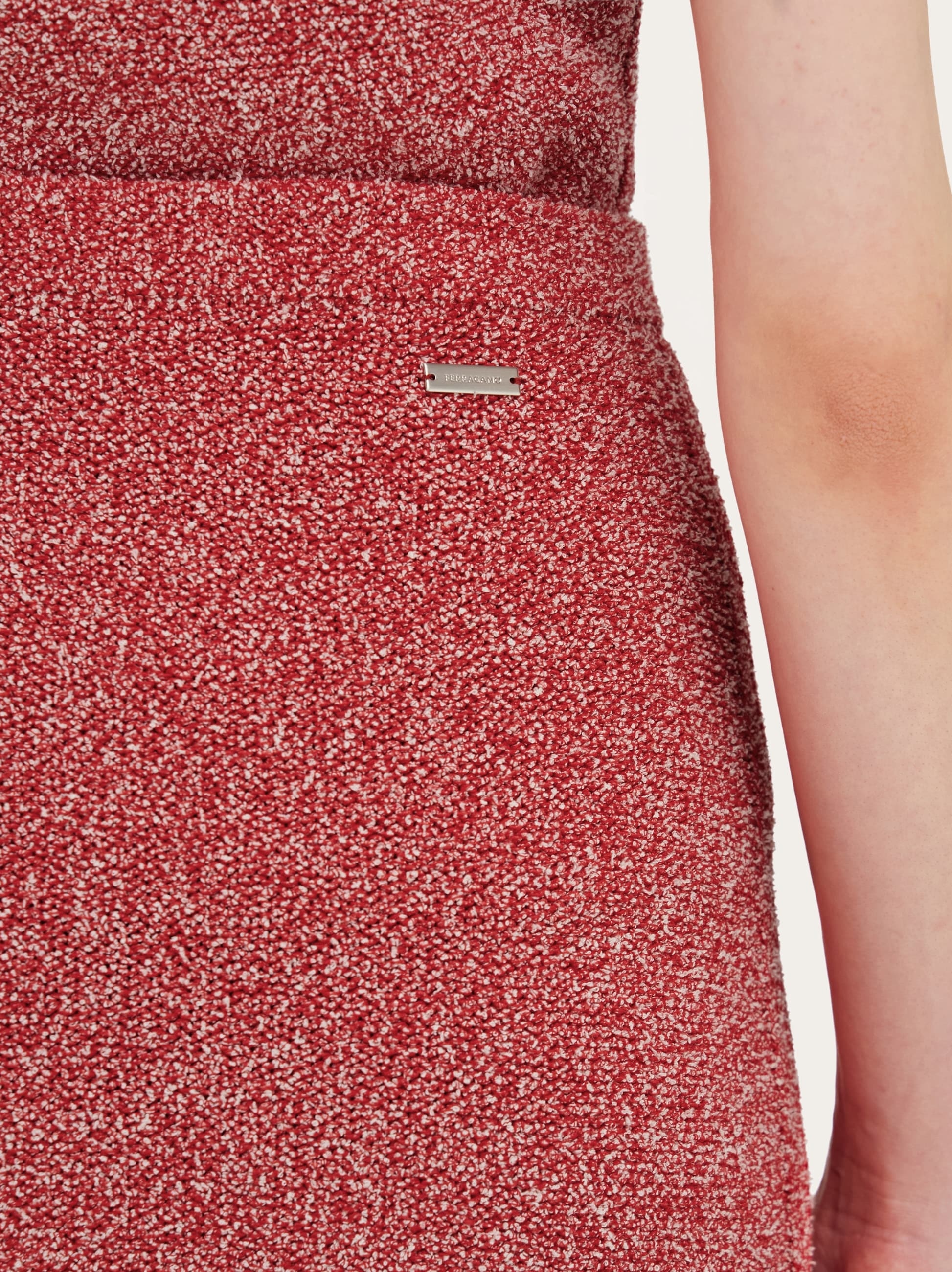 Bouclé mini skirt - 5