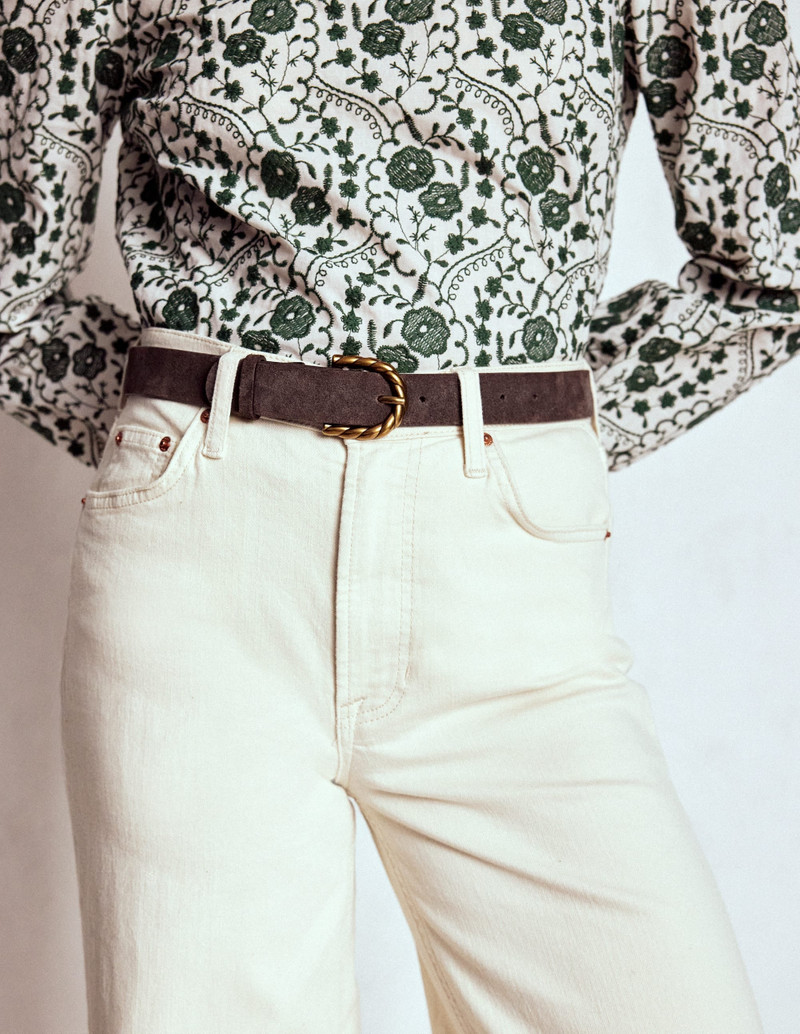 BODEN Twist Buckle Belt-Brown outlook
