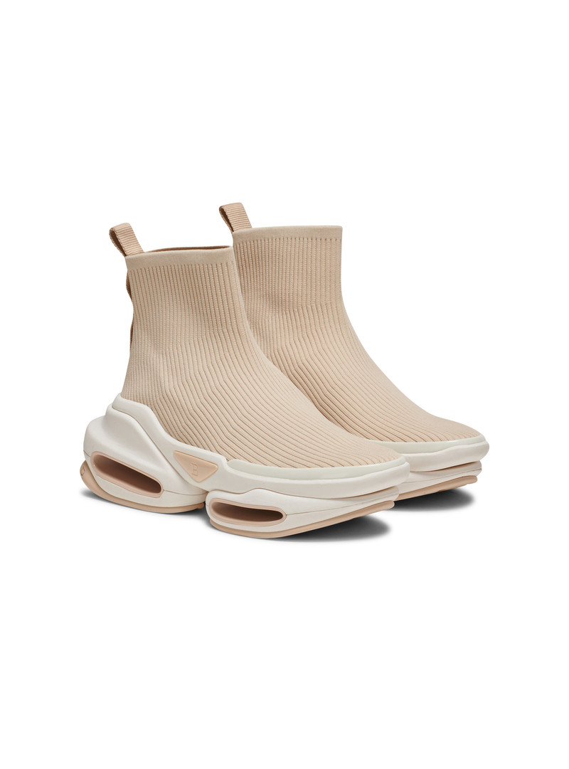 B-Bold knit high-top trainers 2