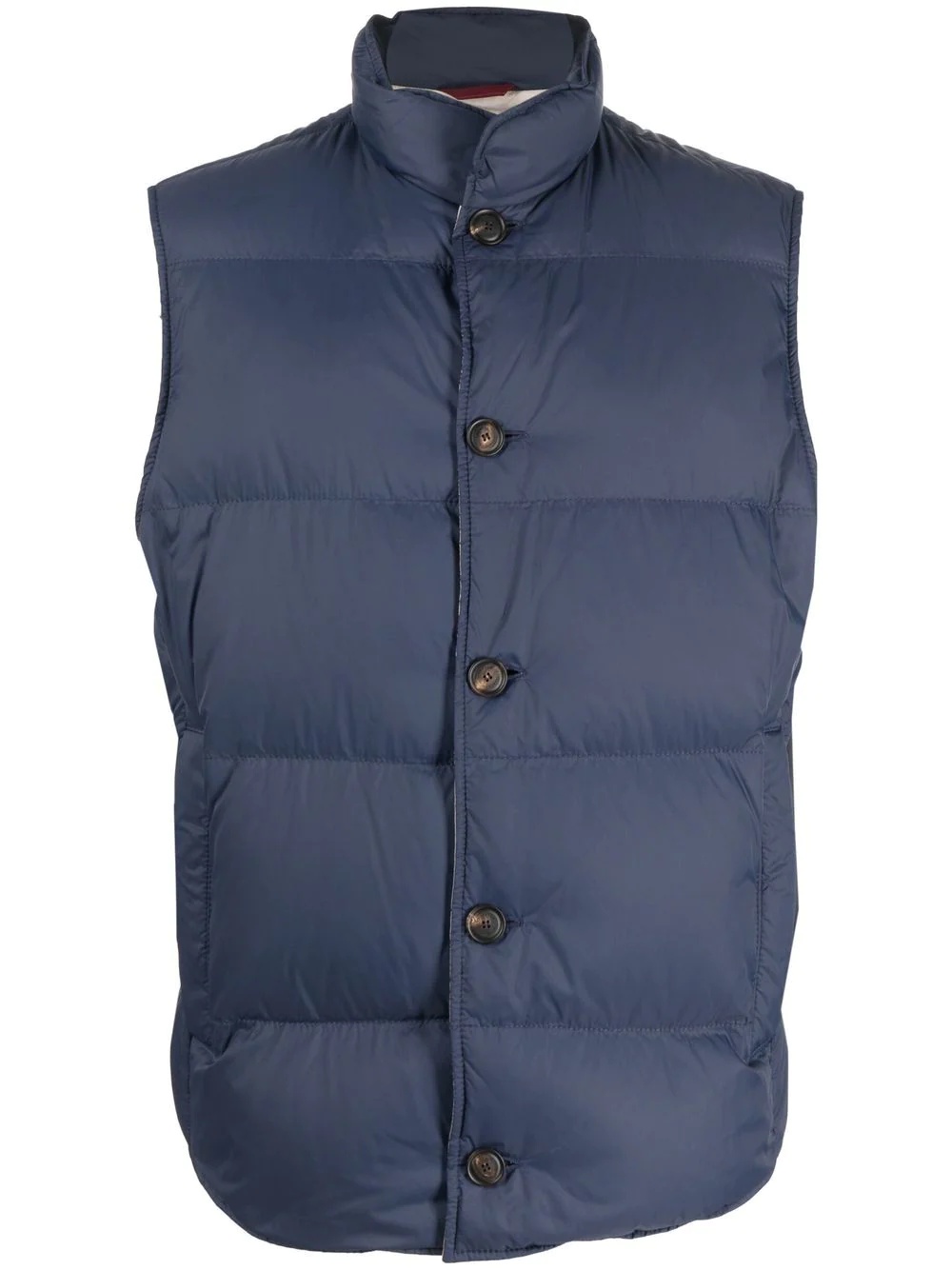 button-fastening padded gilet - 1