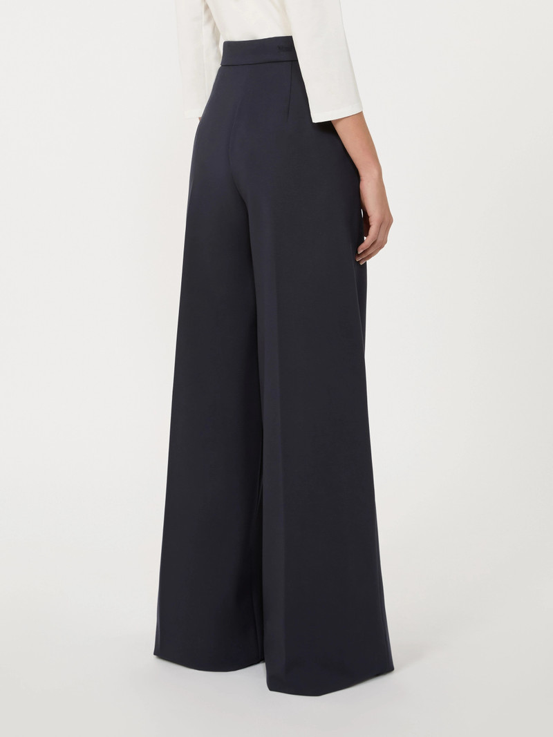 TAVERNA Compact jersey trousers - ULTRAMARINE 4