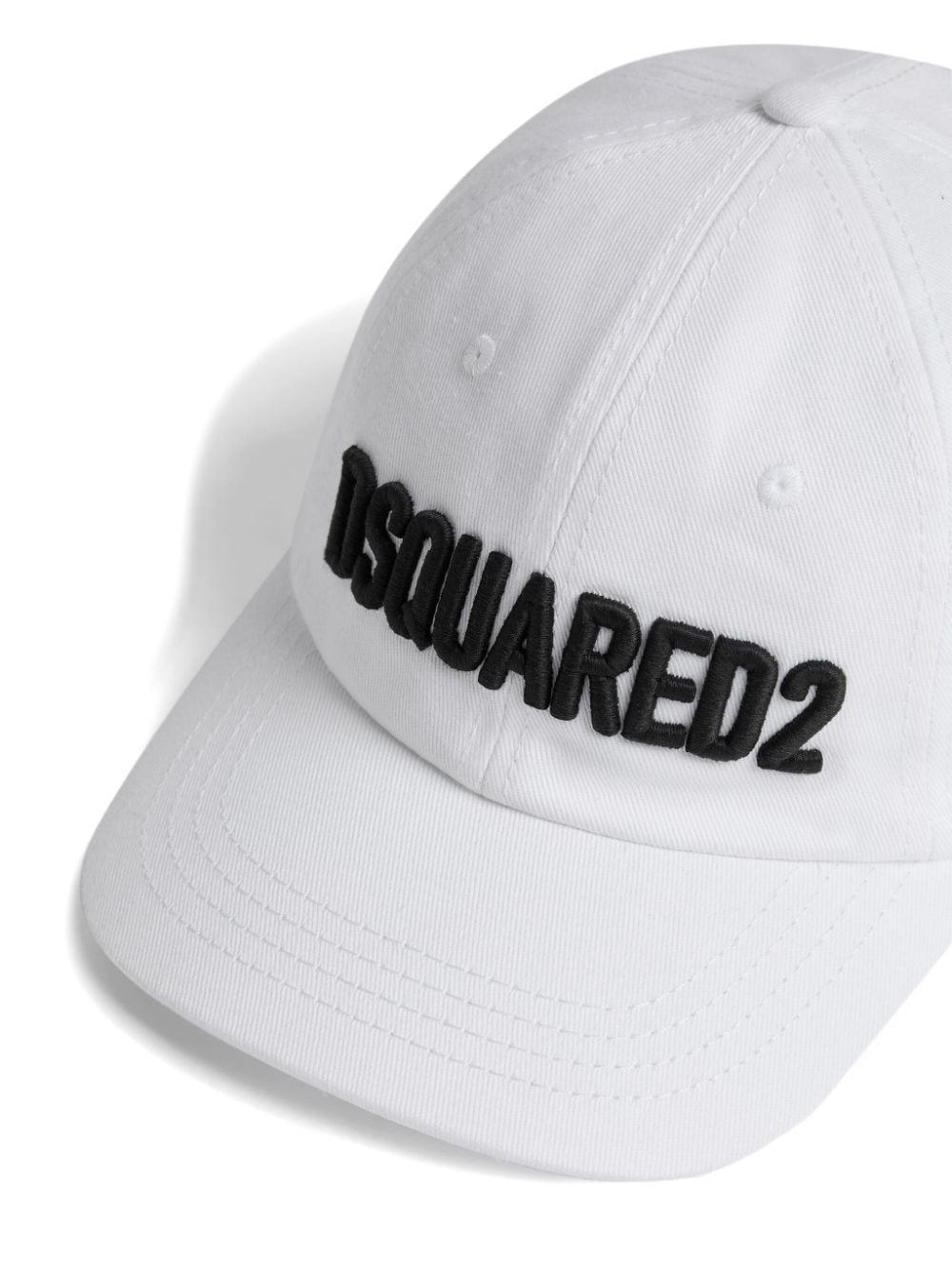 logo-embroidered cotton baseball cap - 4