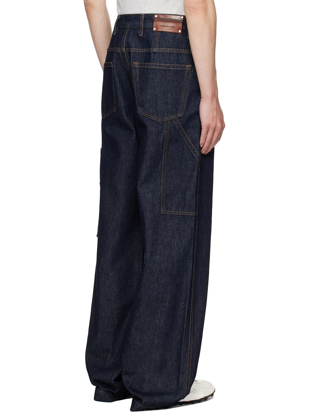 Navy Pocketed Jeans - 3