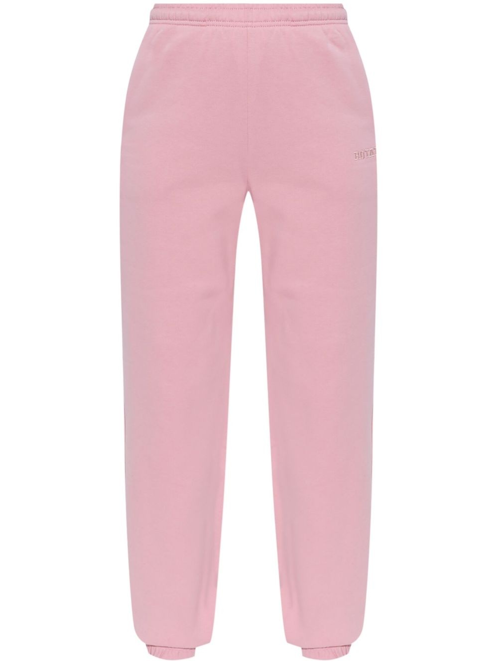 logo-embroidered track pants - 1