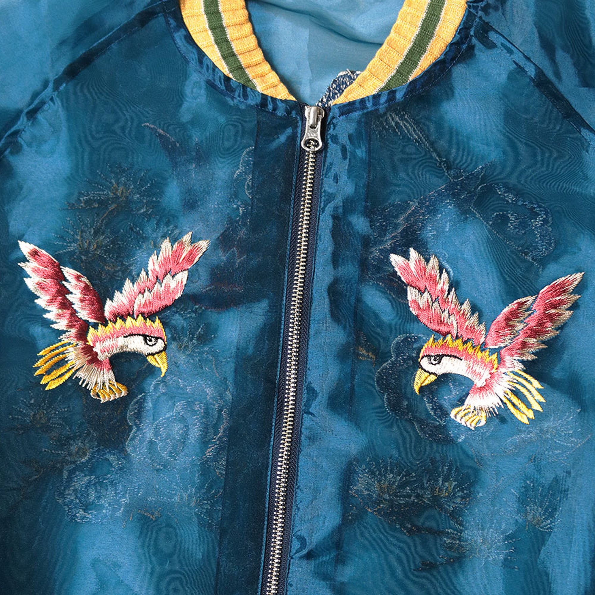 SEE-THROUGH PEARL SOUVENIR JACKET (EAGLE) - 3