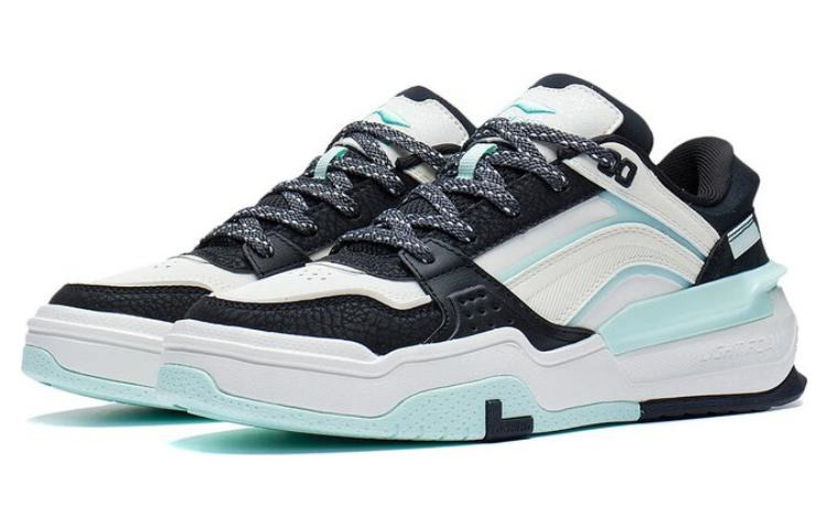 (WMNS) Li-Ning AG Skate Shoes 'White Black Blue' AGCS246-1 - 3