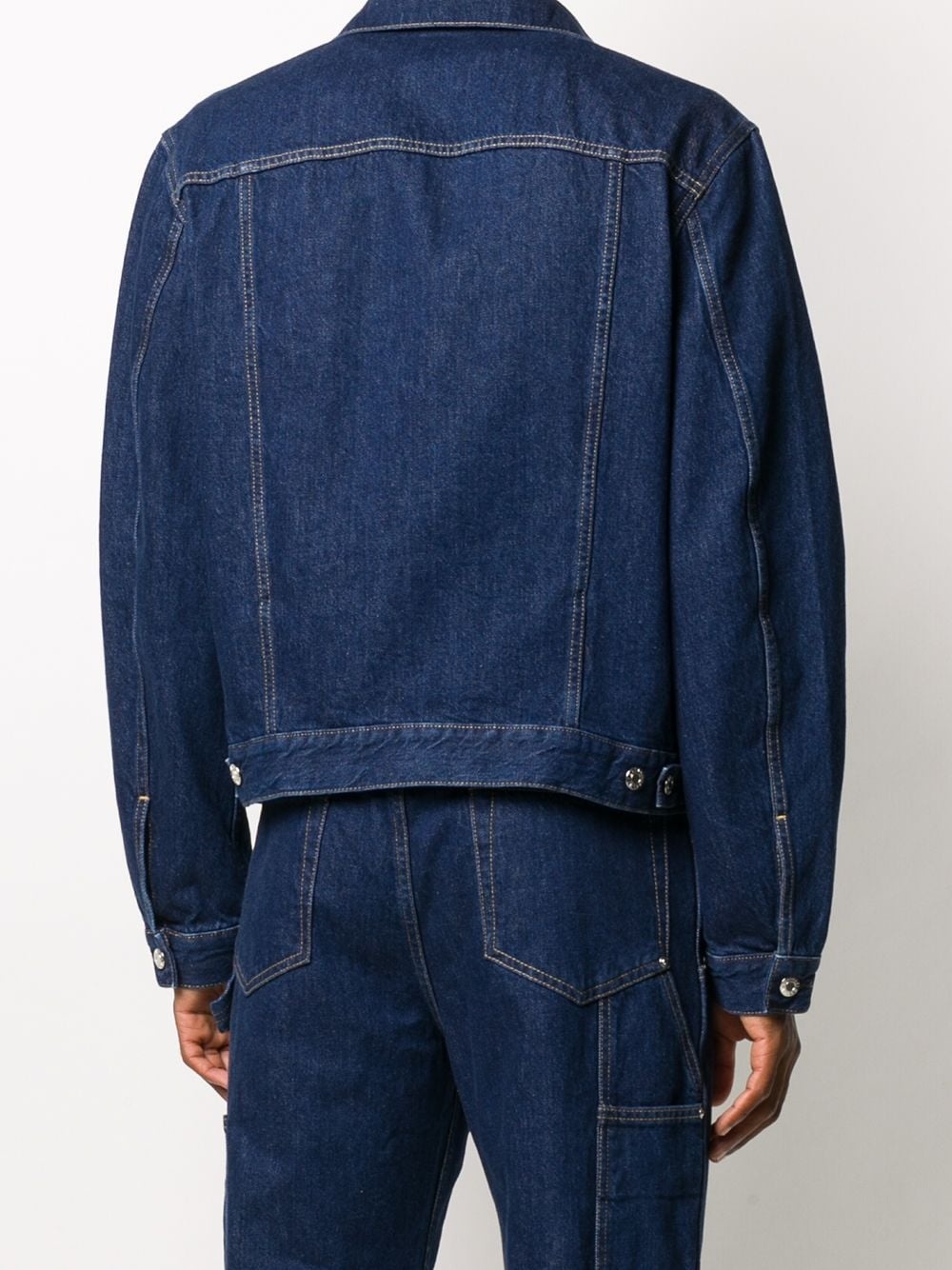 Industry big trucker denim jacket - 5