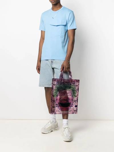 Comme des Garçons SHIRT graphic-print transparent tote bag outlook