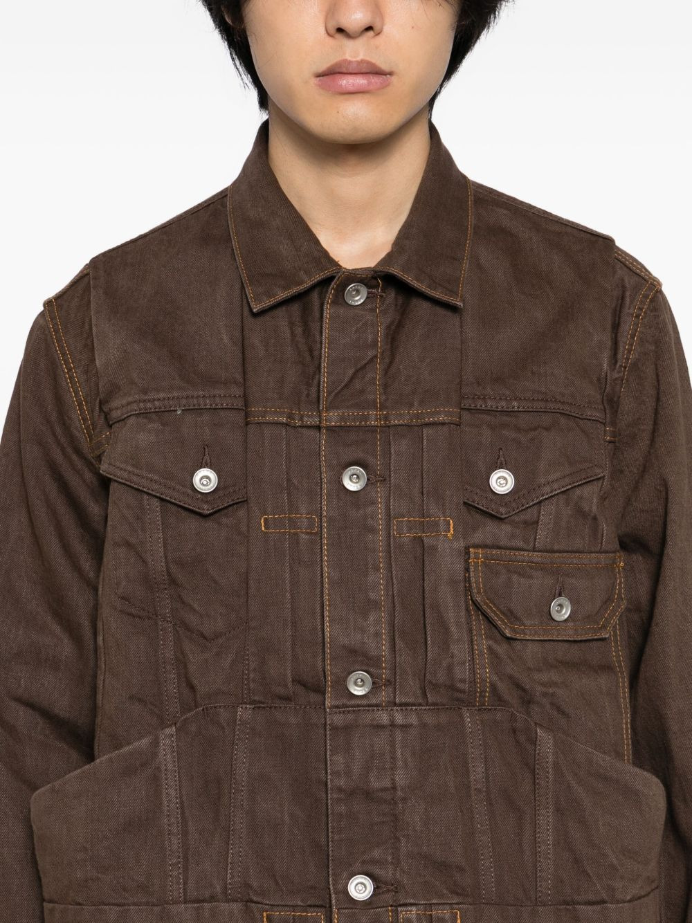 cotton denim jacket - 5