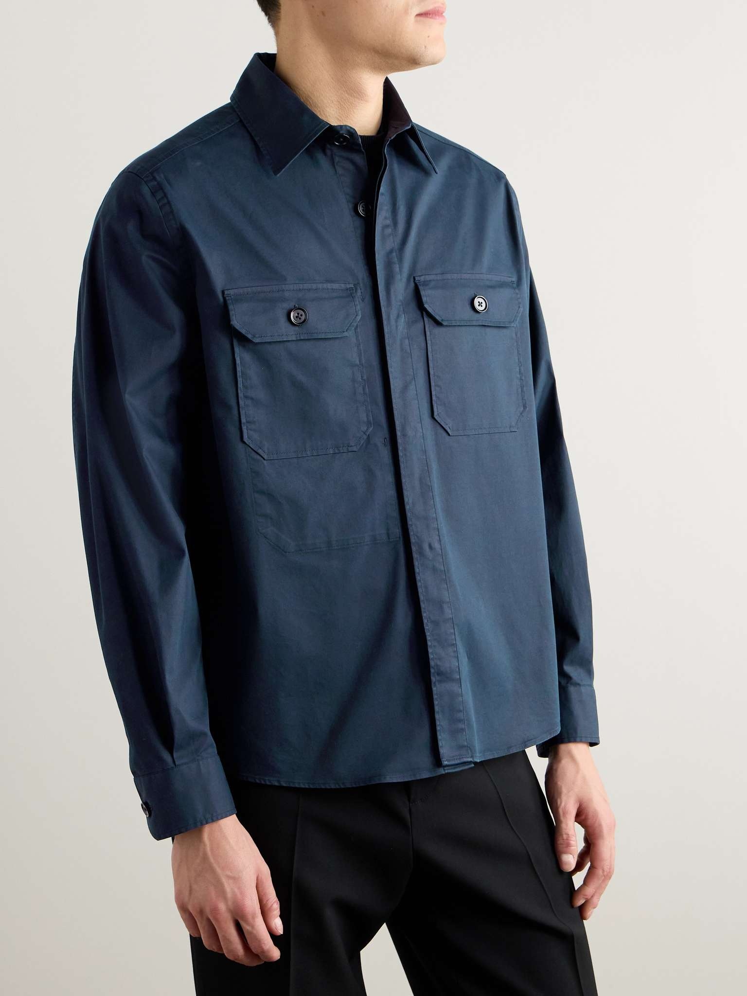 Cotton-Blend Twill Overshirt - 3