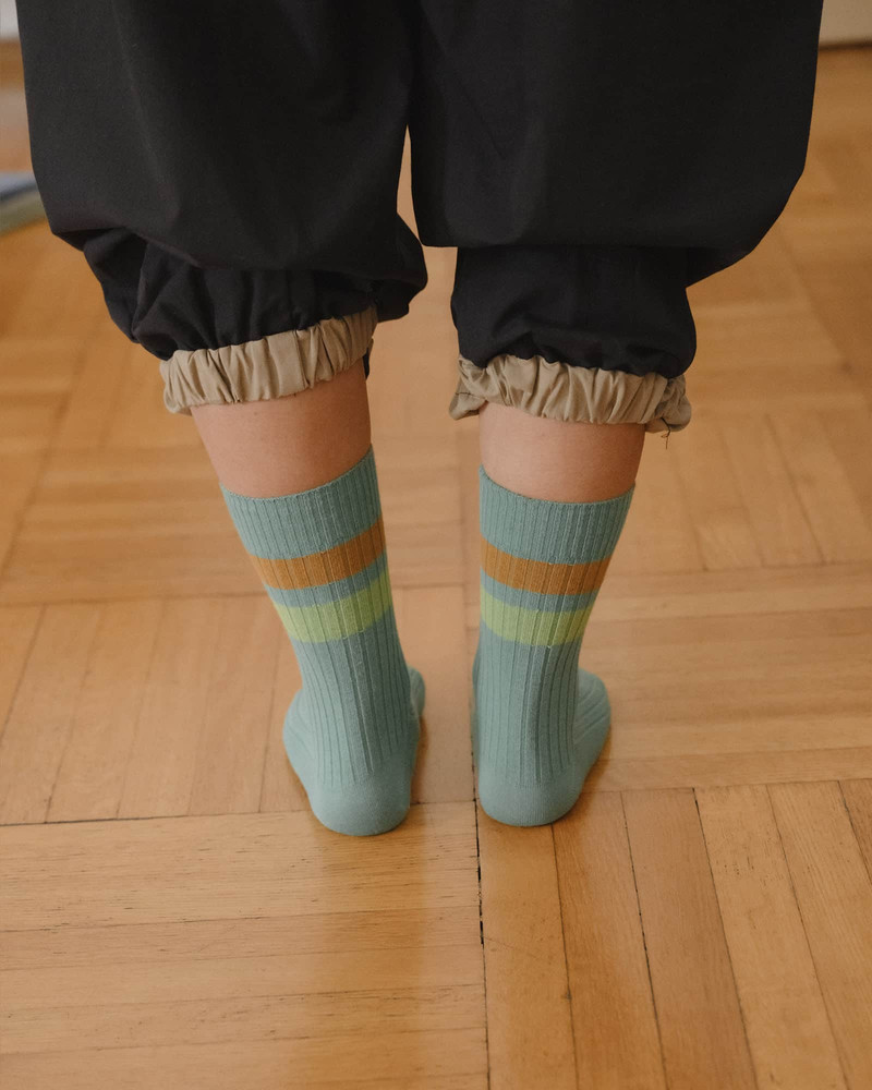 Race Overankle Socks - Organic Cotton Rib 3