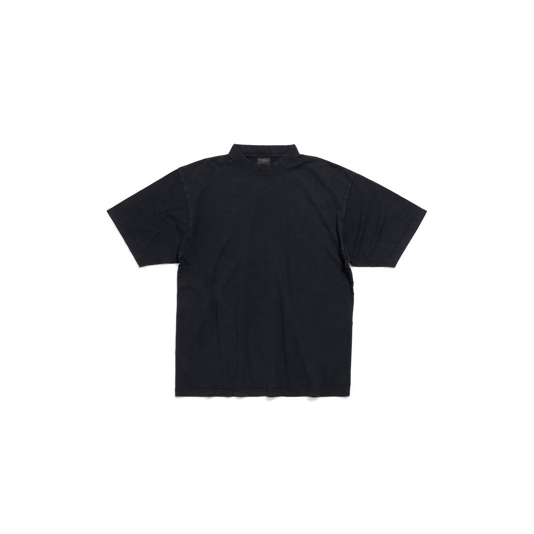 Balenciaga Hand-drawn T-shirt Medium Fit in Black Faded - 1