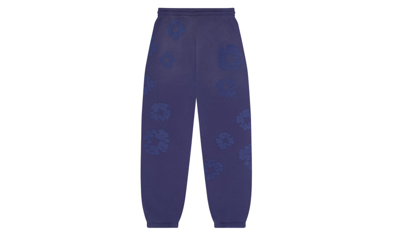 DENIM TEARS Mono Cotton Wreath Sweatpants "Washed Blue" outlook