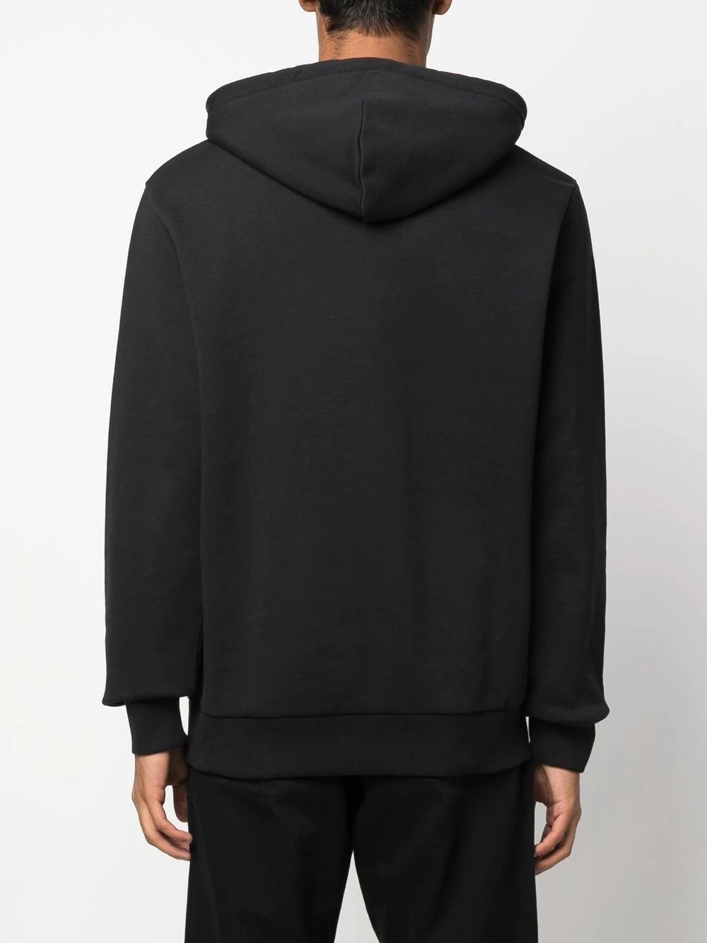 Script embroidered pullover hoodie - 5