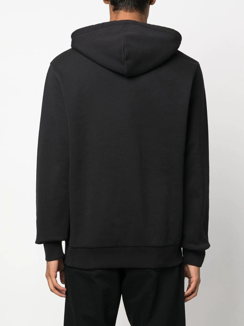 Script embroidered pullover hoodie 5