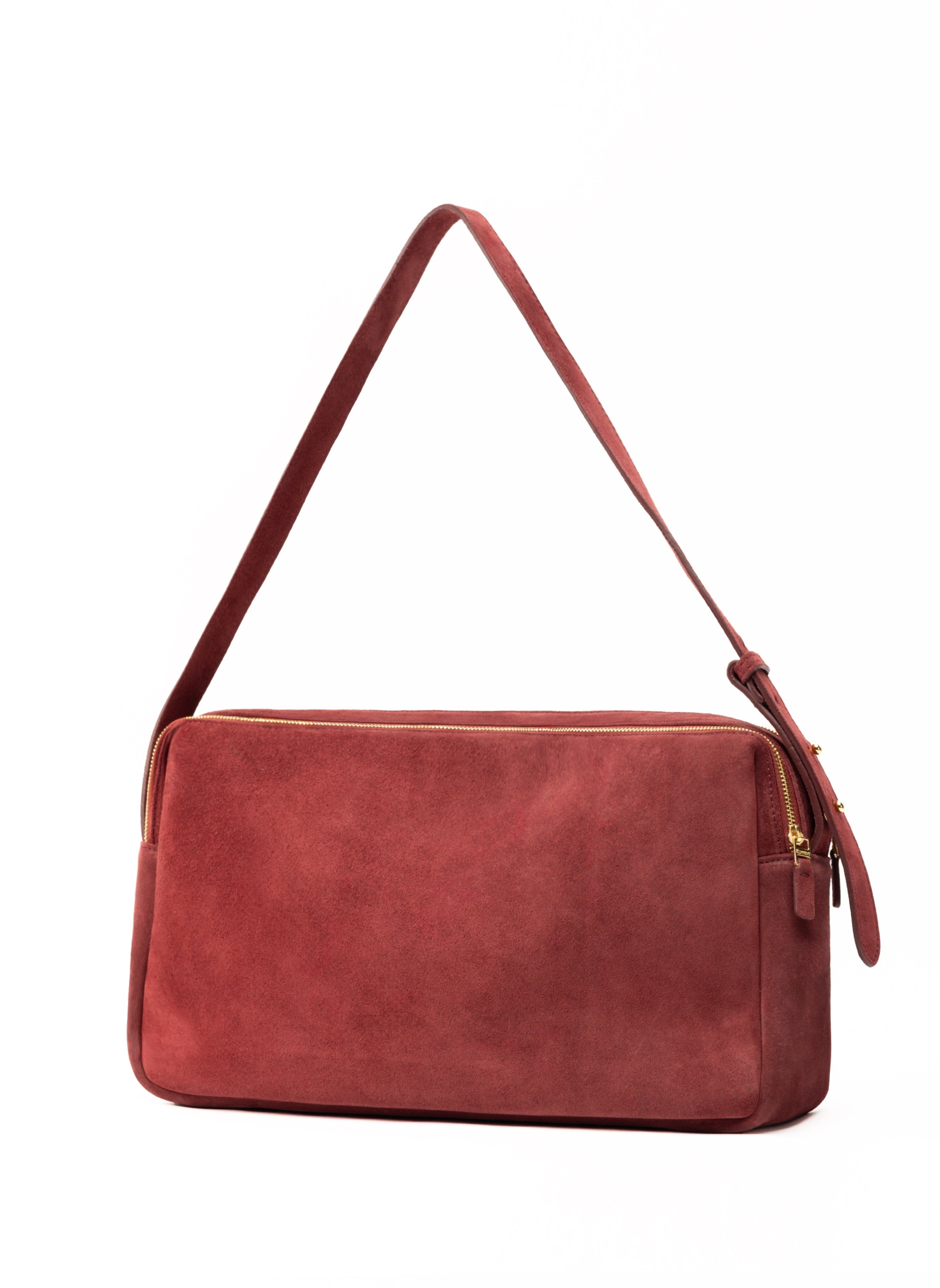 Trousse Large Suede Burgundy - 3
