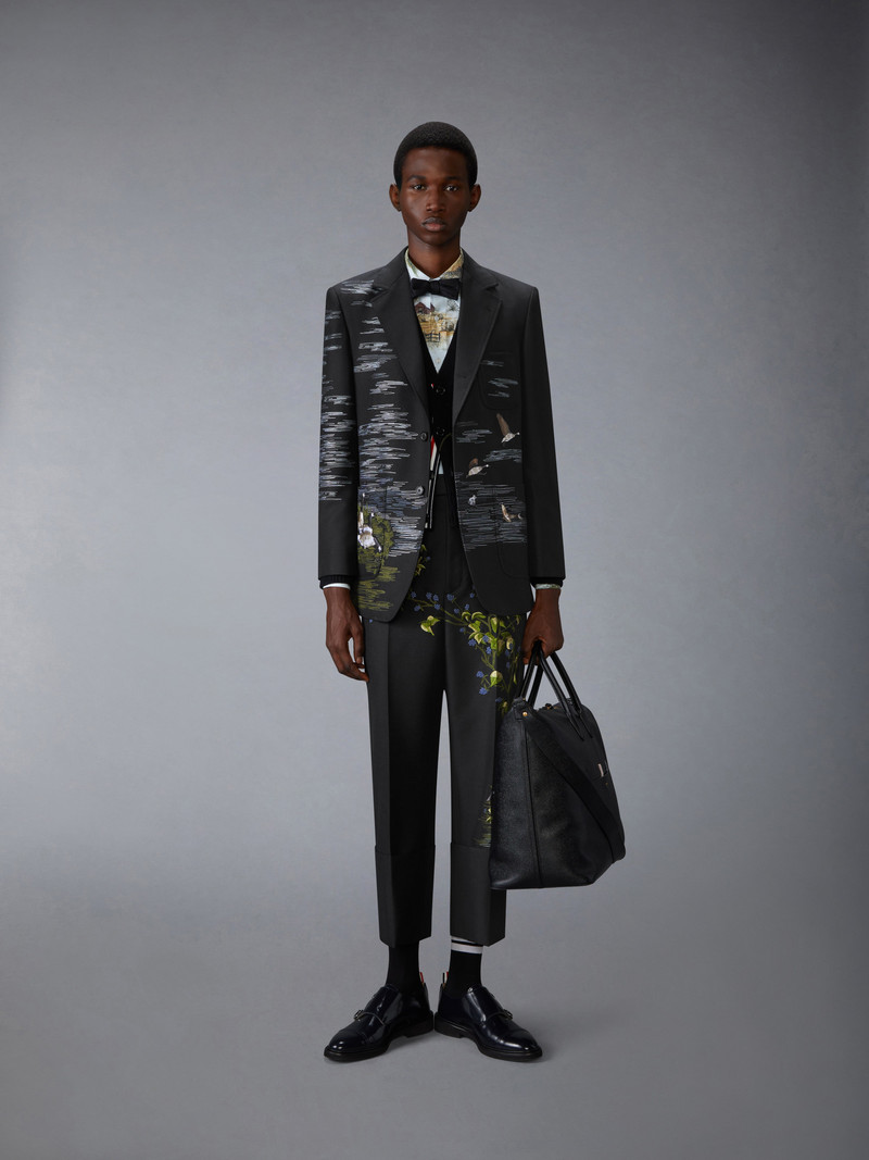GOOSE SCENIC SATIN STITCH AND EMBROIDERY SPORTCOAT 5
