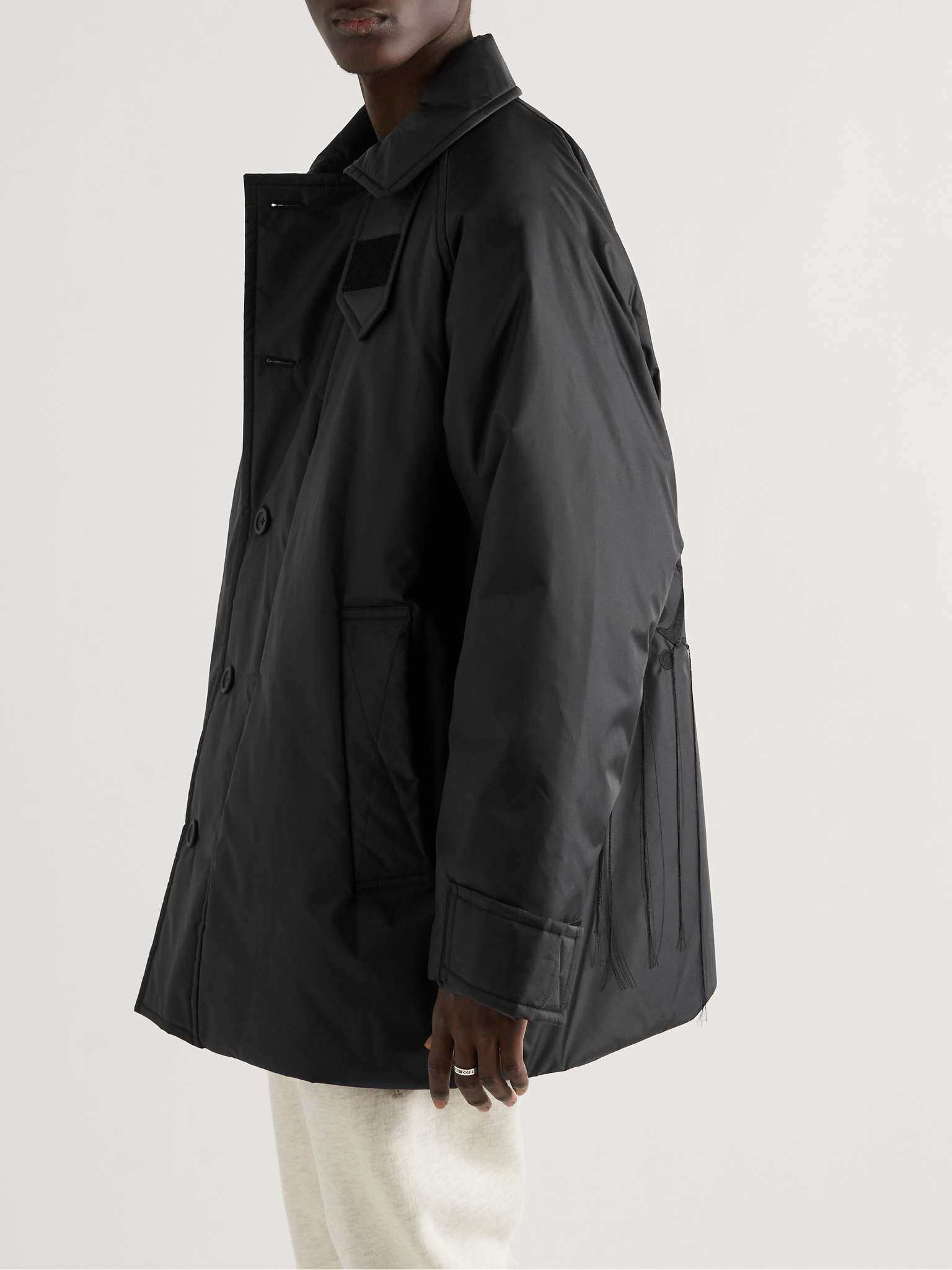 Oversized Logo-Embroidered Padded Shell Jacket - 4