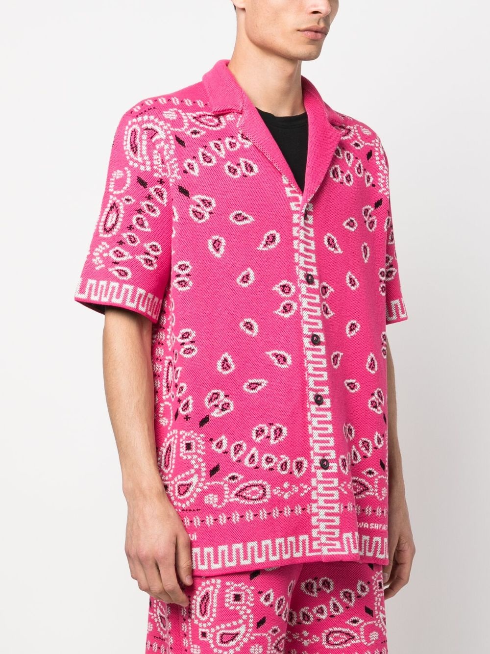 Bandana print short-sleeve shirt - 3