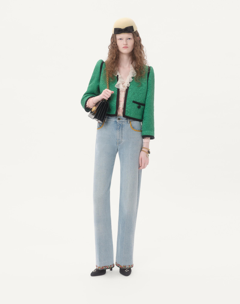 Valentino APRES L'HIVER FLORAL MATELASSÉ JACKET outlook