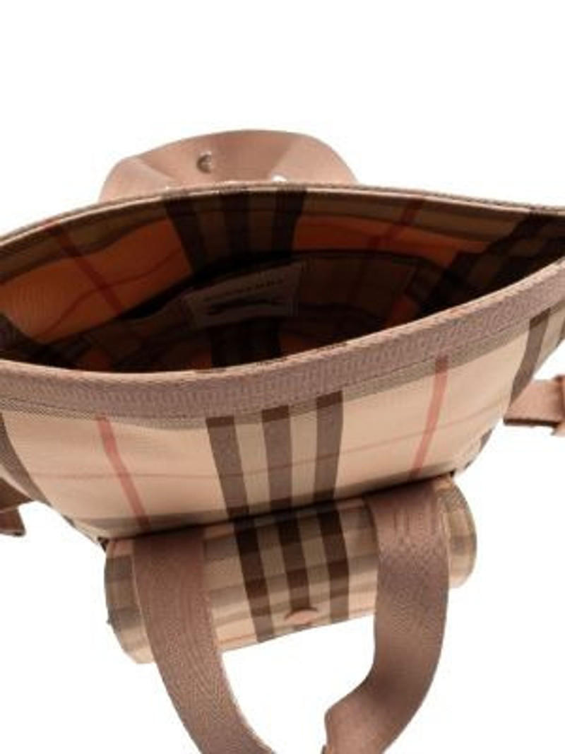 Burberry (WMNS) Burberry Check Printed Tote Bag 'Archive Beige' 8100227 outlook